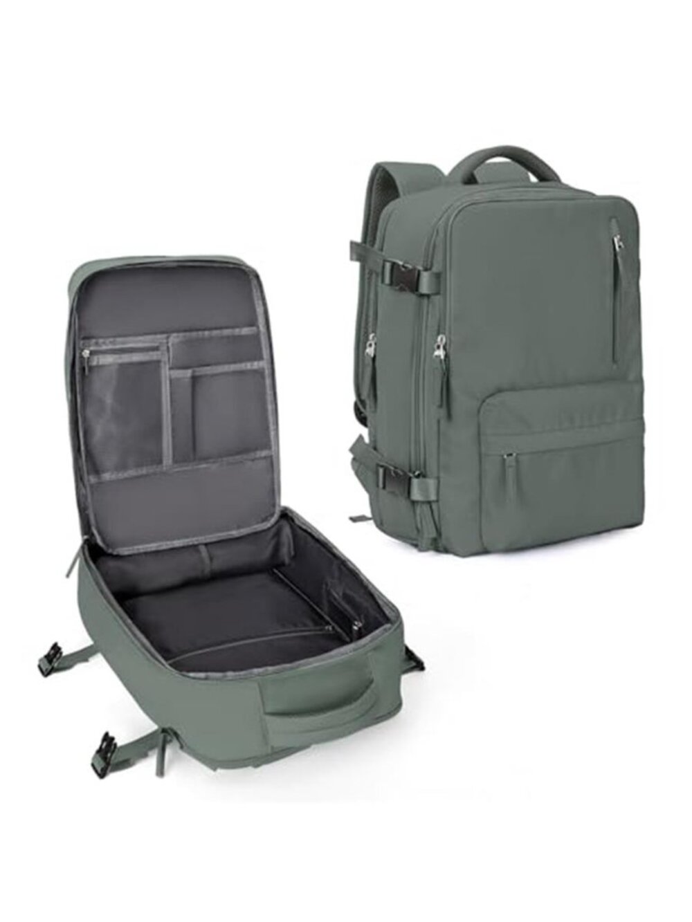 Womens Travel Backpack Carry On Laptop Bag Shoe Compartment Waterproof Backpack